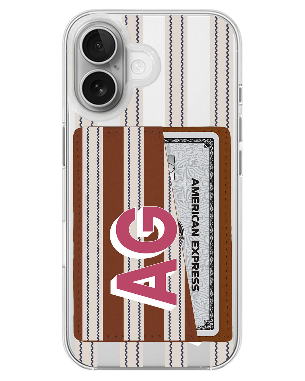iPhone Leather Wallet Case - Coastal Classic 1