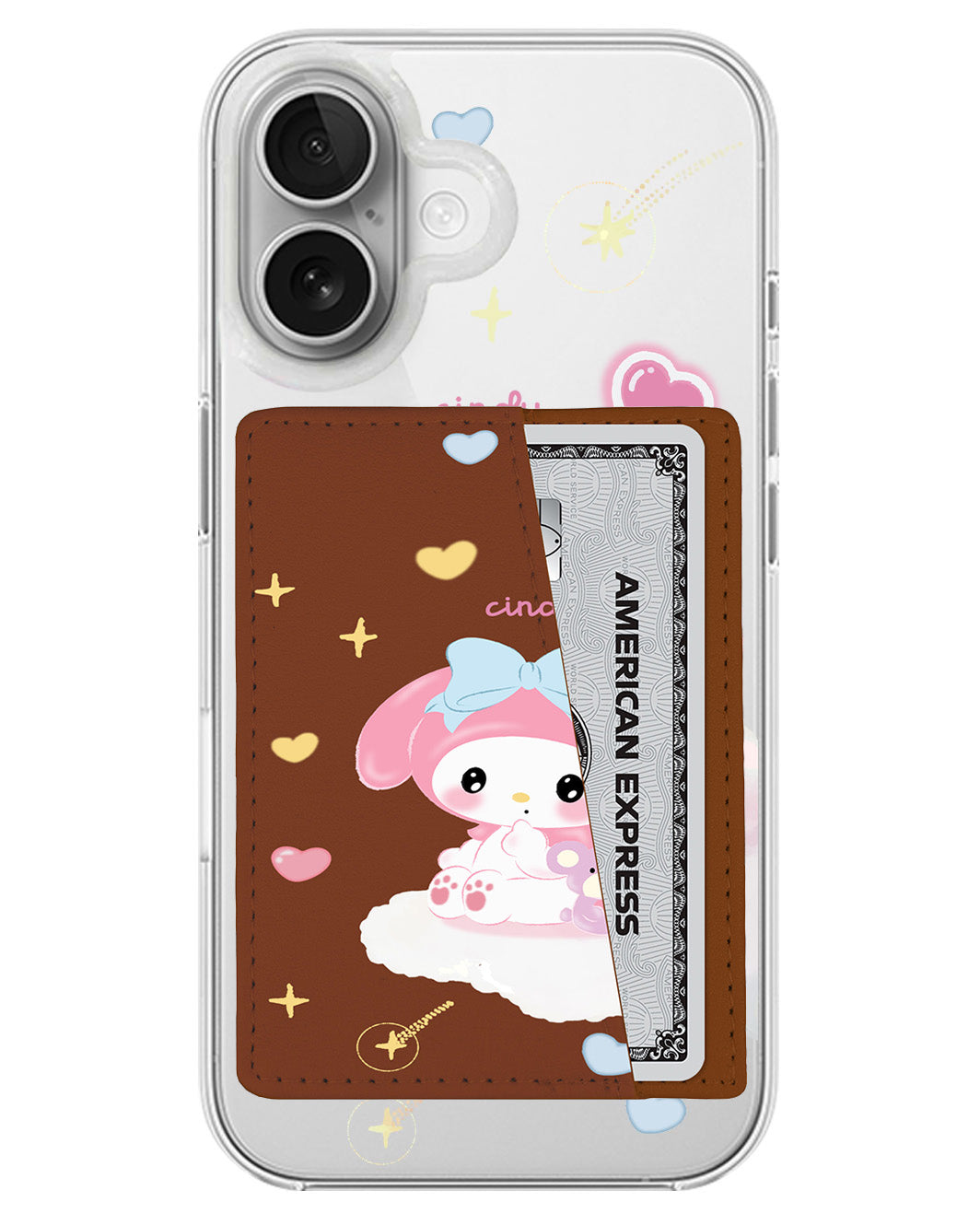 iPhone Leather Wallet Case - Love Melody