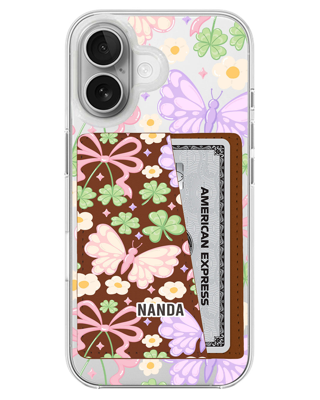 iPhone Leather Wallet Case - Spring Waltz