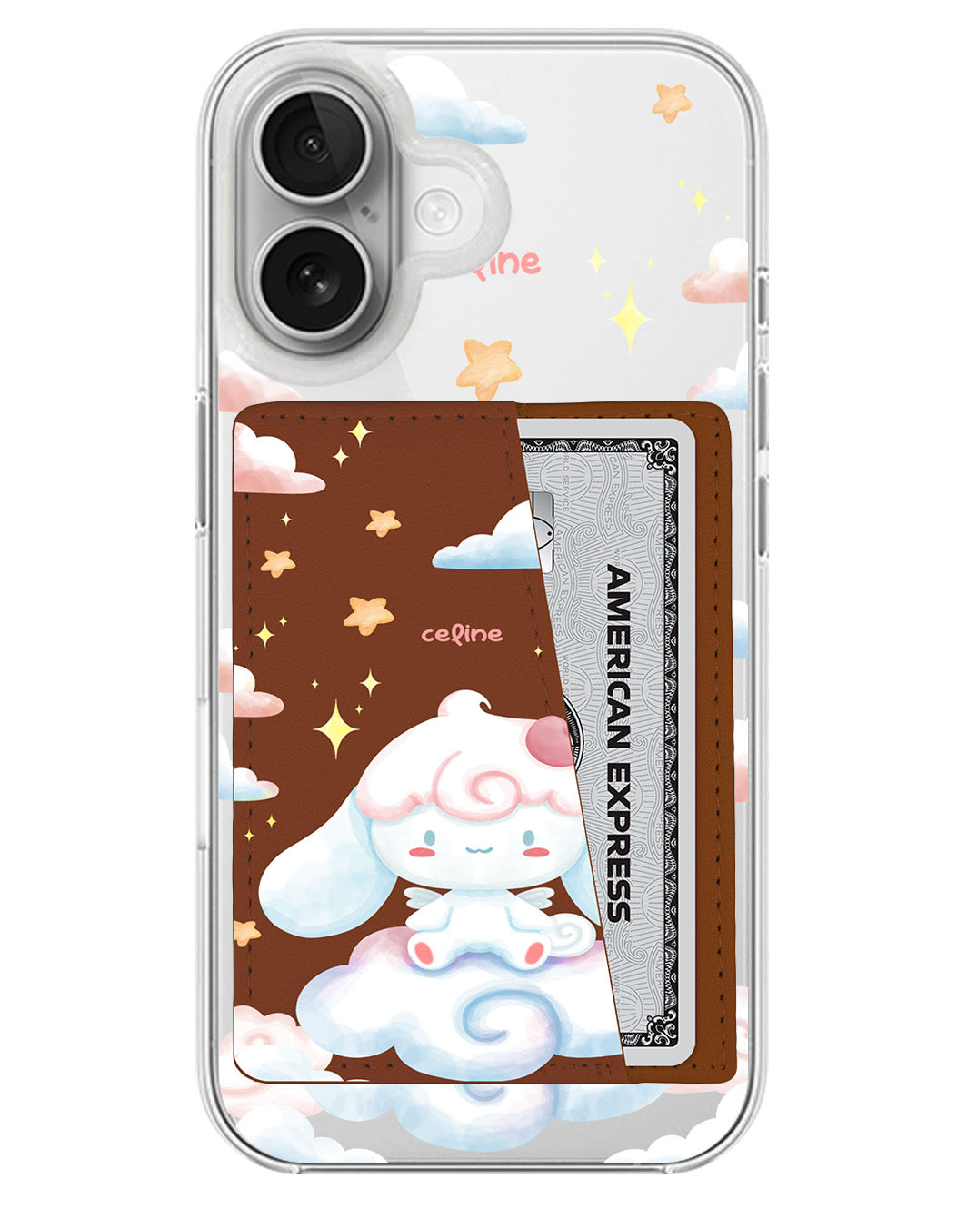 iPhone Leather Wallet Case - Cinnamoroll