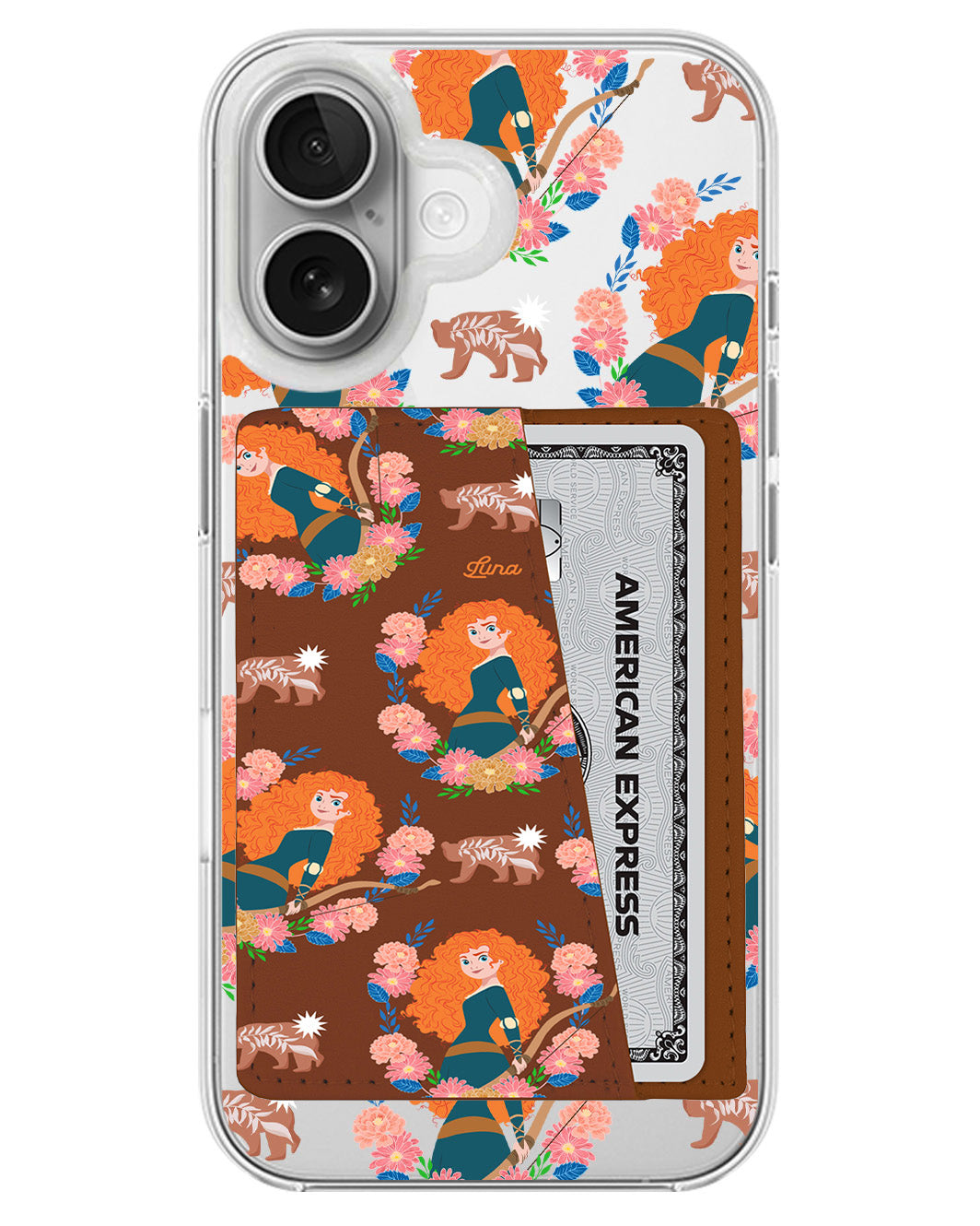 iPhone Leather Wallet Case - Merida