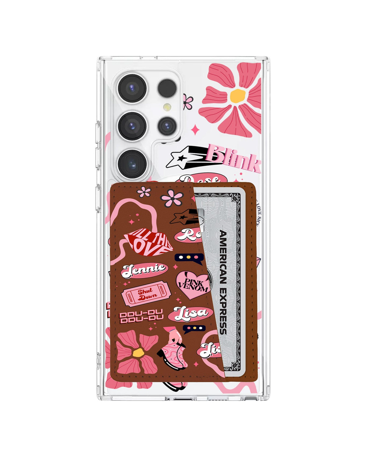 Android Leather Wallet Case - Blackpink 1