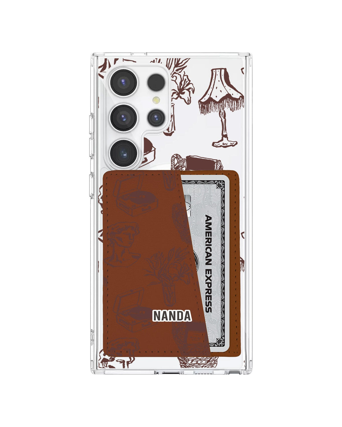 Android Leather Wallet Case - Antique Corners