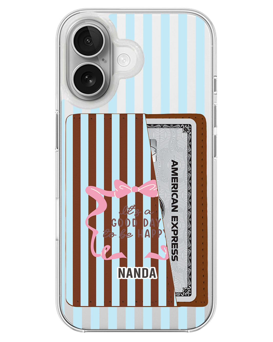 iPhone Leather Wallet Case - Good Day Energy