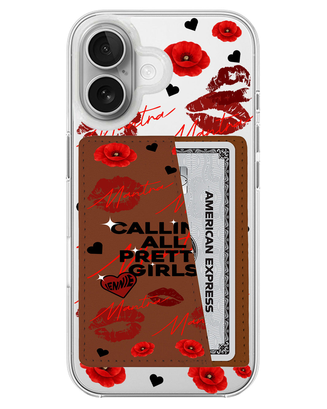 iPhone Leather Wallet Case - Jennie Pretty Girls