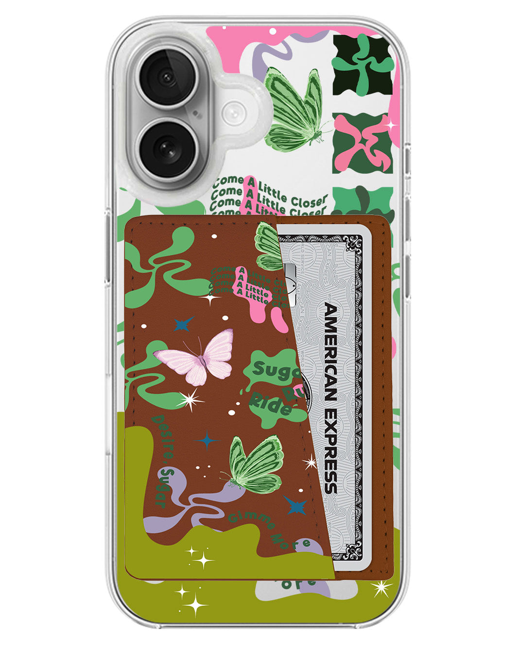 iPhone Leather Wallet Case - TXT 3