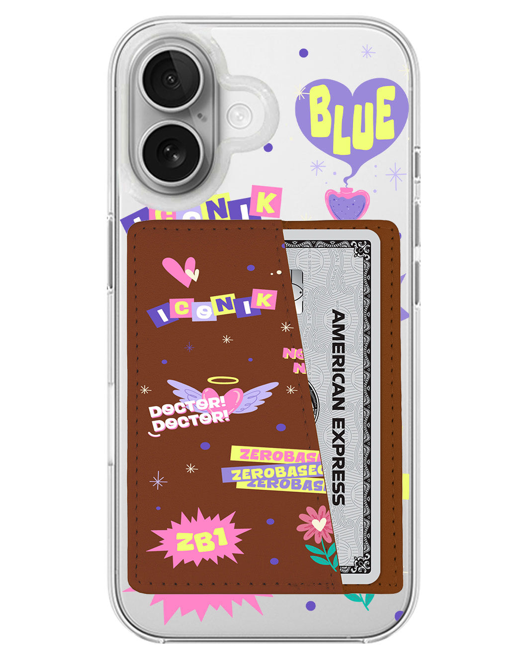 iPhone Leather Wallet Case - ZB1 1
