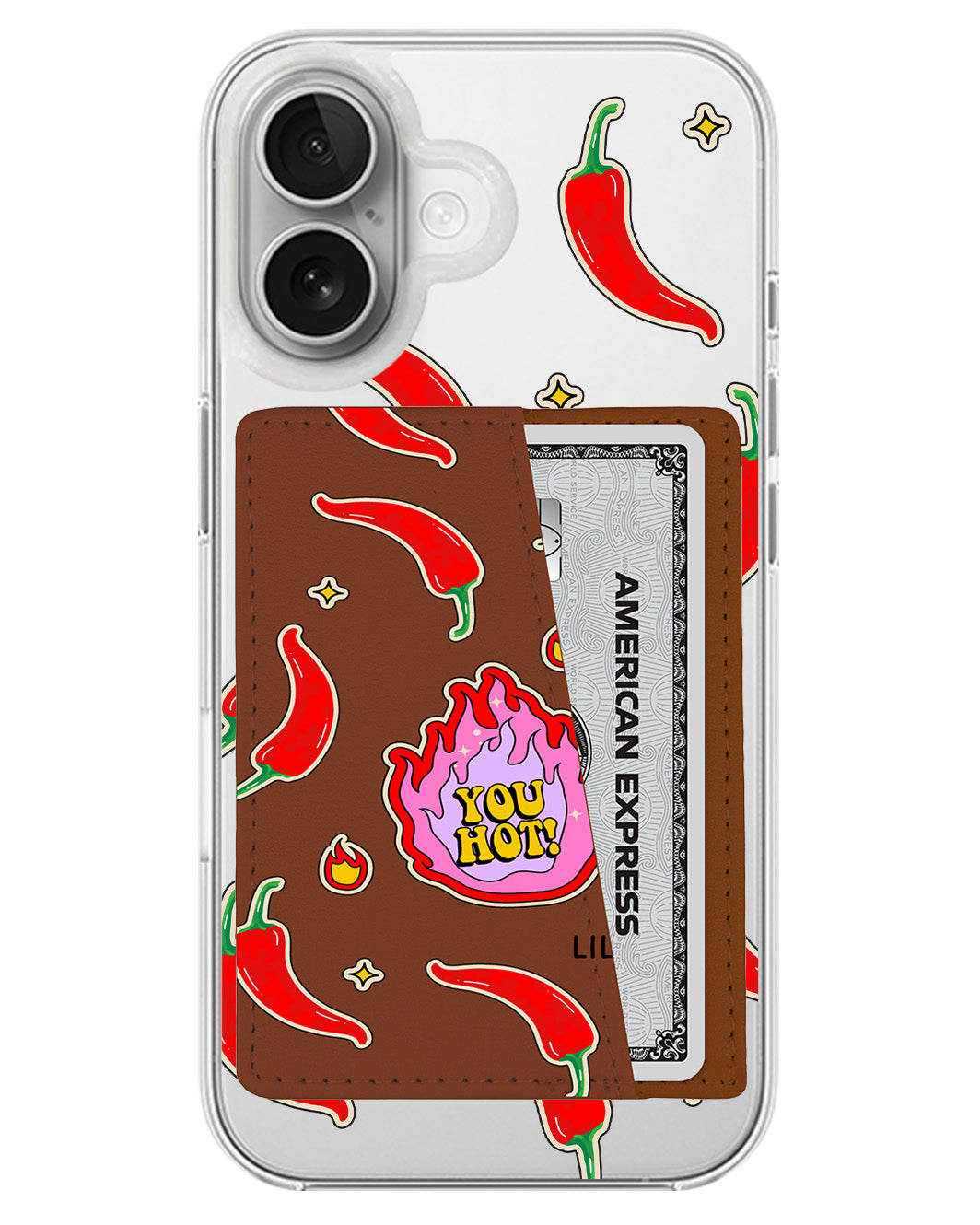 iPhone Leather Wallet Case - Too Hot To Handle