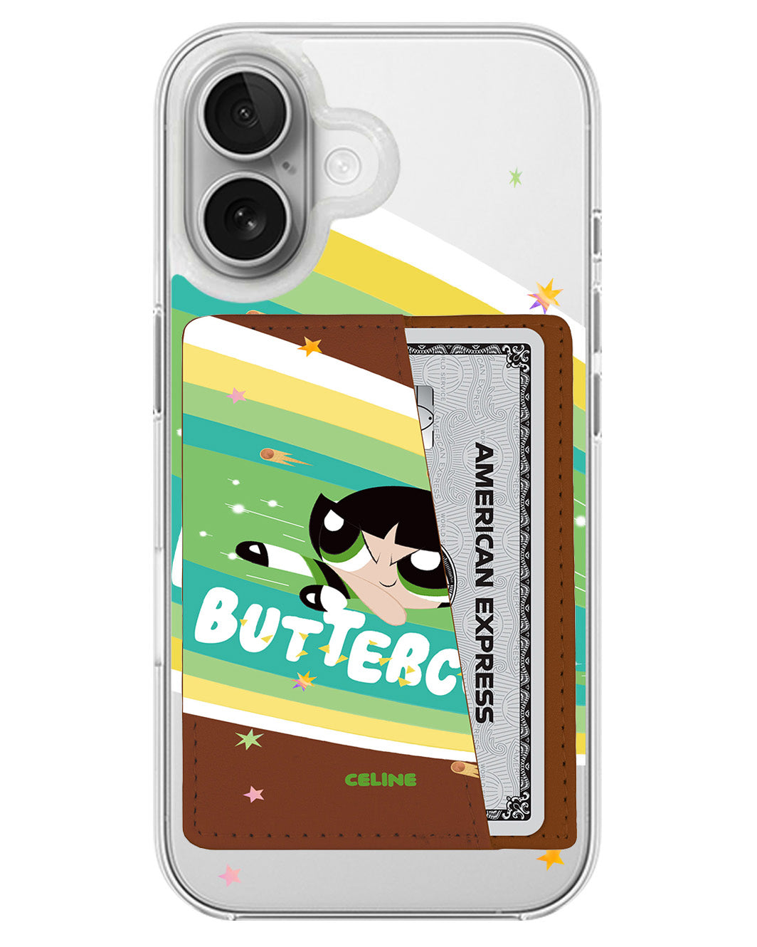 iPhone Leather Wallet Case - Buttercup