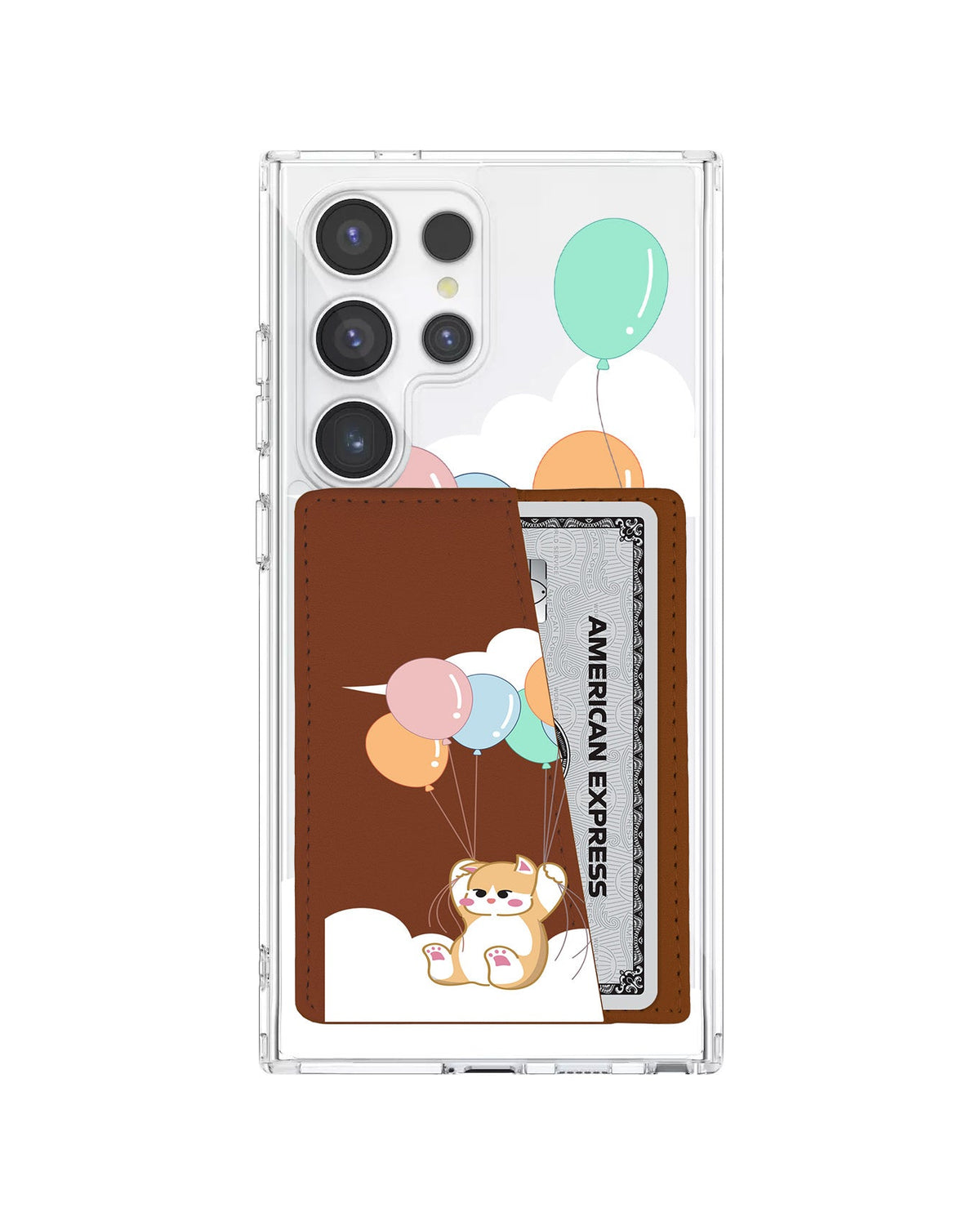 Android Leather Wallet Case - Kitten
