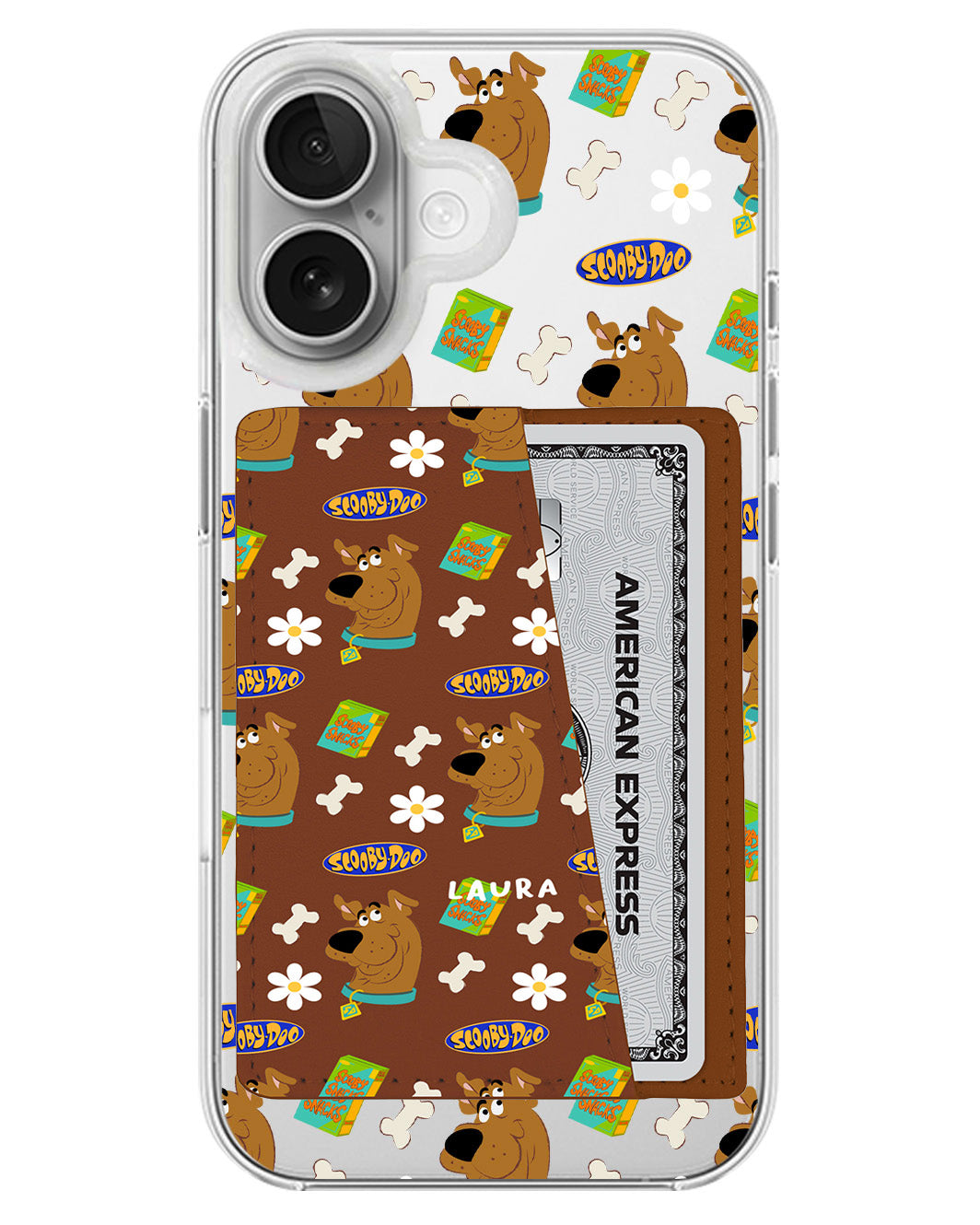 iPhone Leather Wallet Case - Scooby Doo
