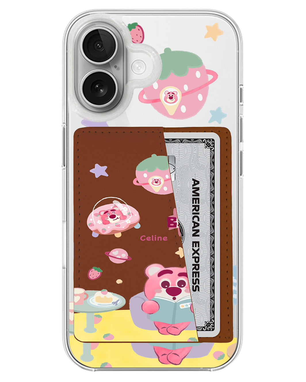 iPhone Leather Wallet Case - Lotso