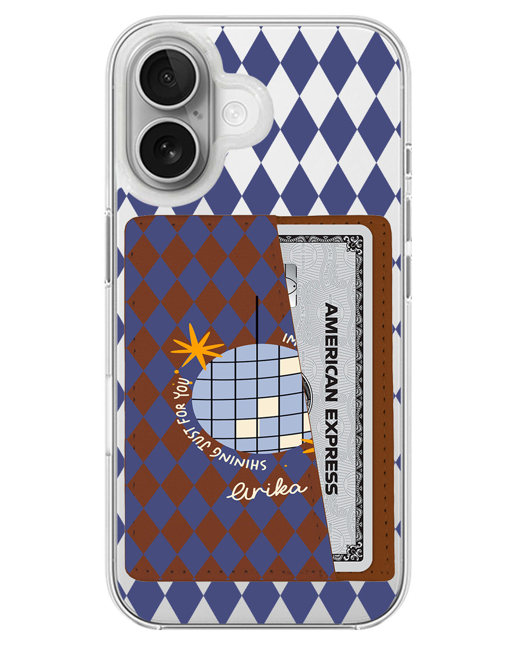 iPhone Leather Wallet Case - Shining For You