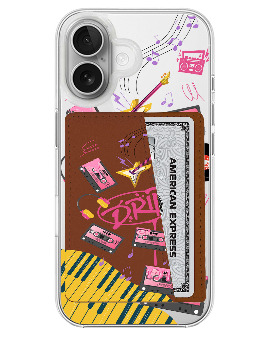 iPhone Leather Wallet Case - Babymon 4