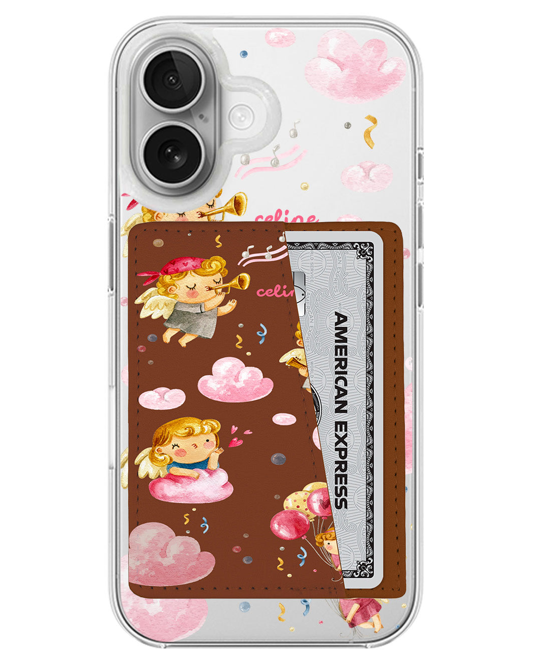 iPhone Leather Wallet Case - Cupit In Love
