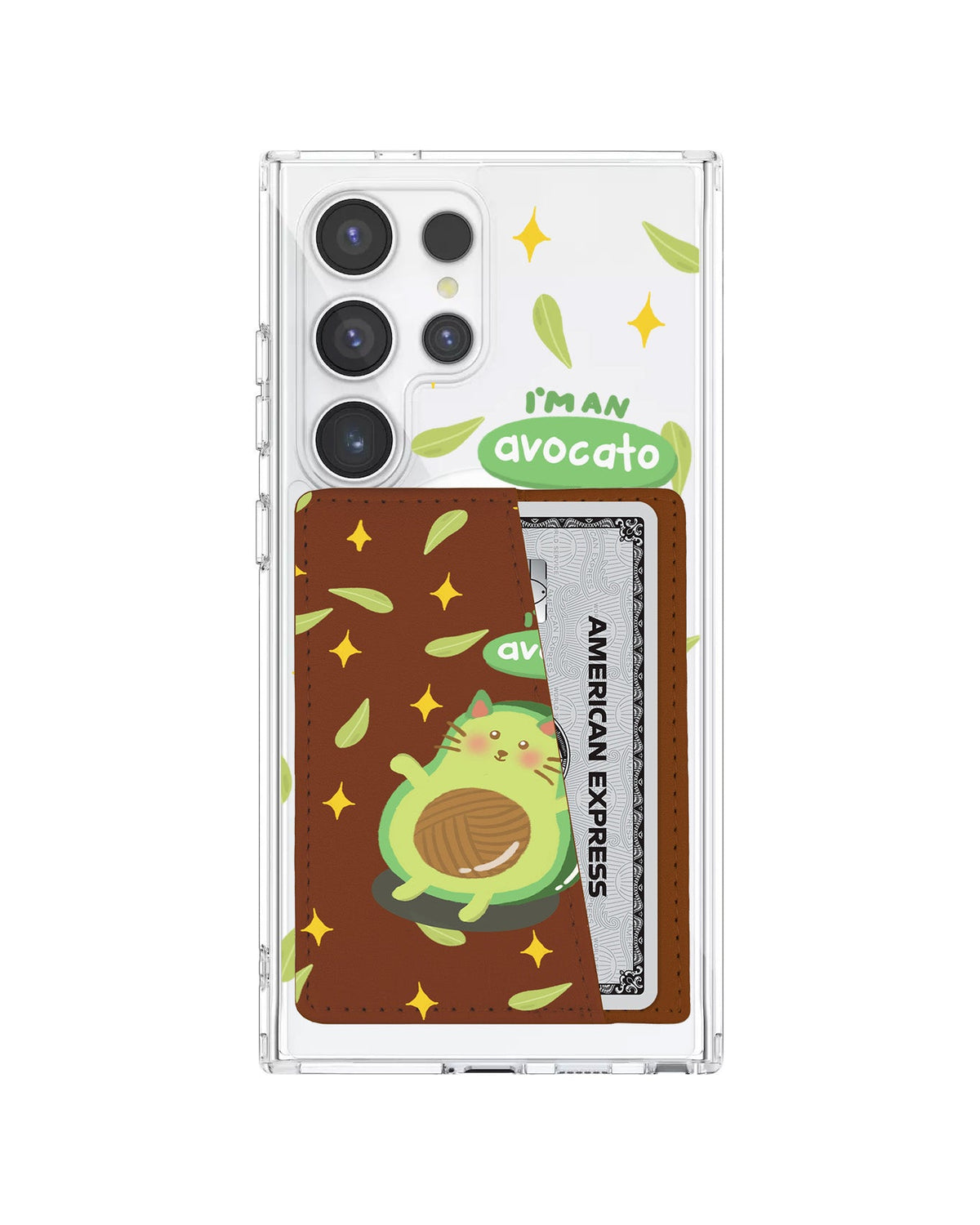 Android Leather Wallet Case - Avo