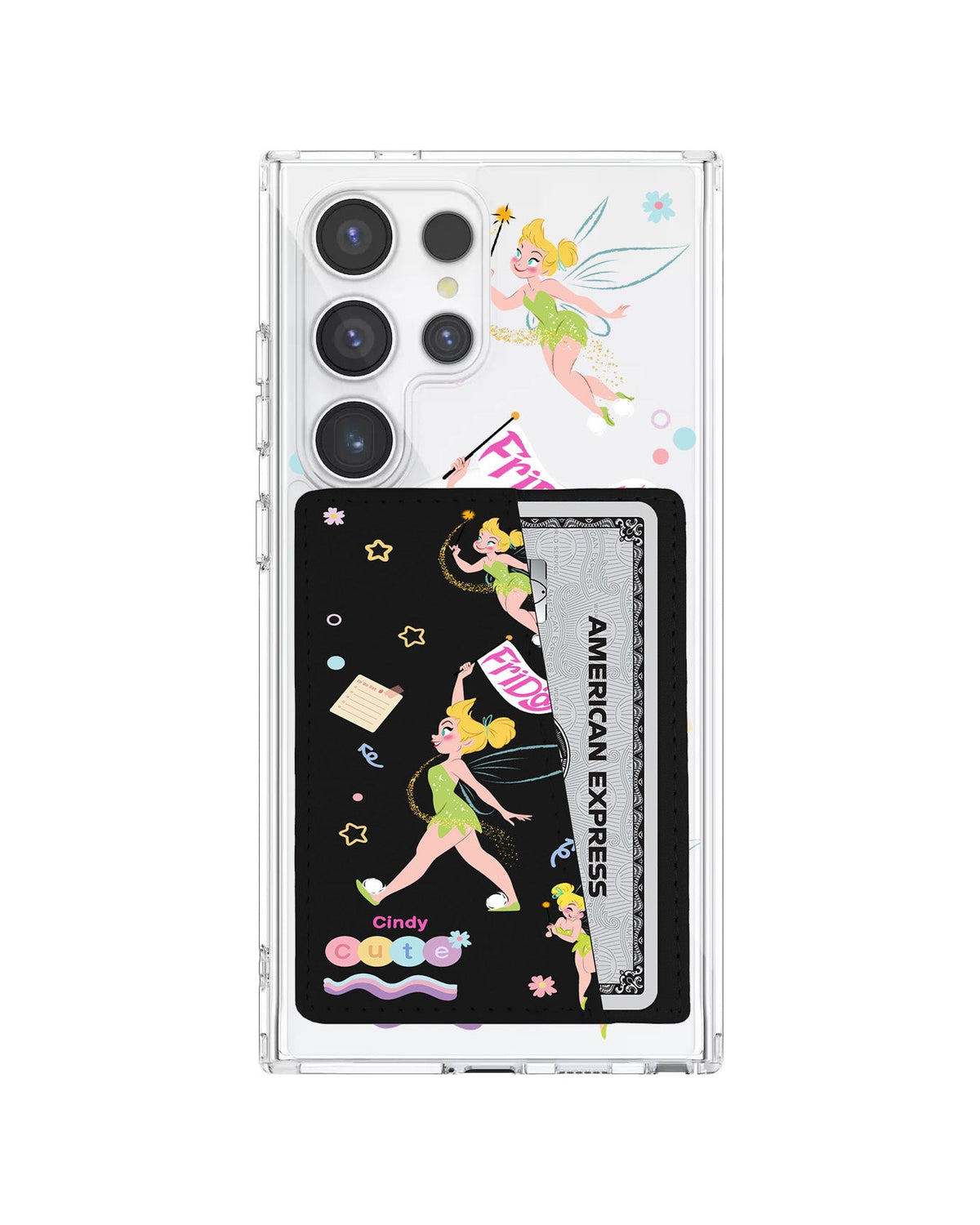 Android Leather Wallet Case - Cute Fairy