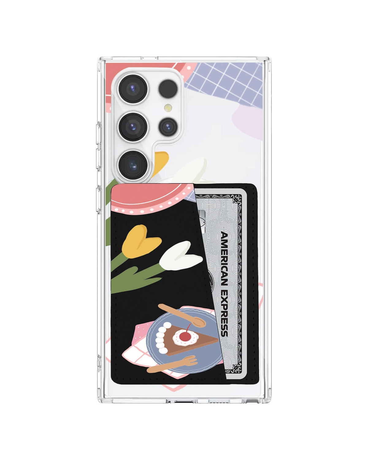 Android Leather Wallet Case - Picnic Day Cake