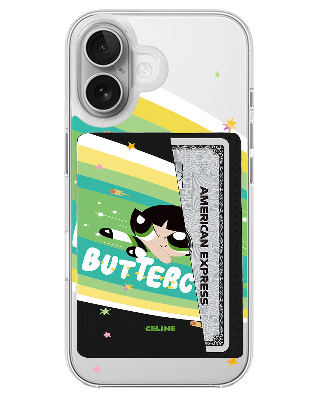 iPhone Leather Wallet Case - Buttercup