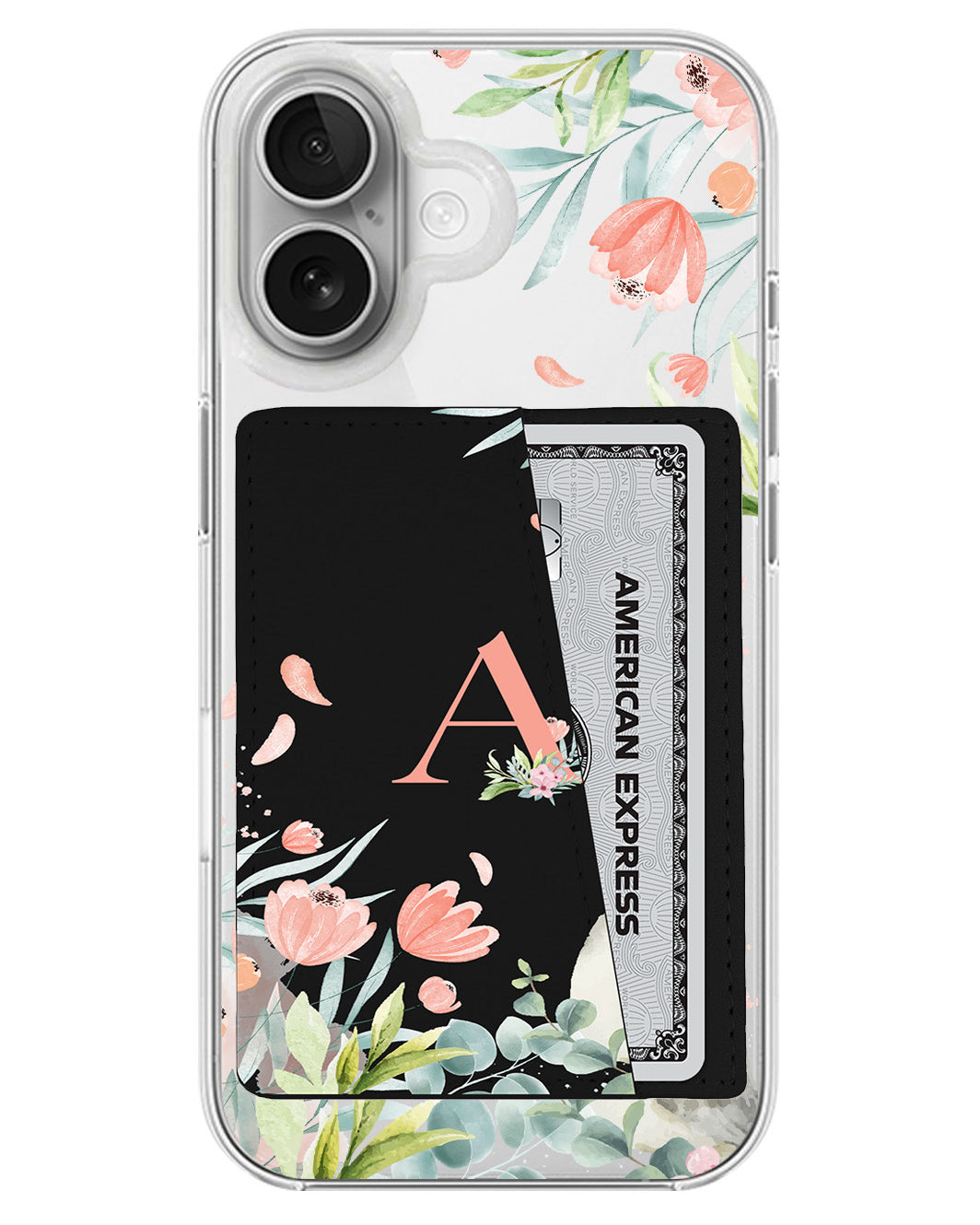 iPhone Leather Wallet Case - Flower Bloom