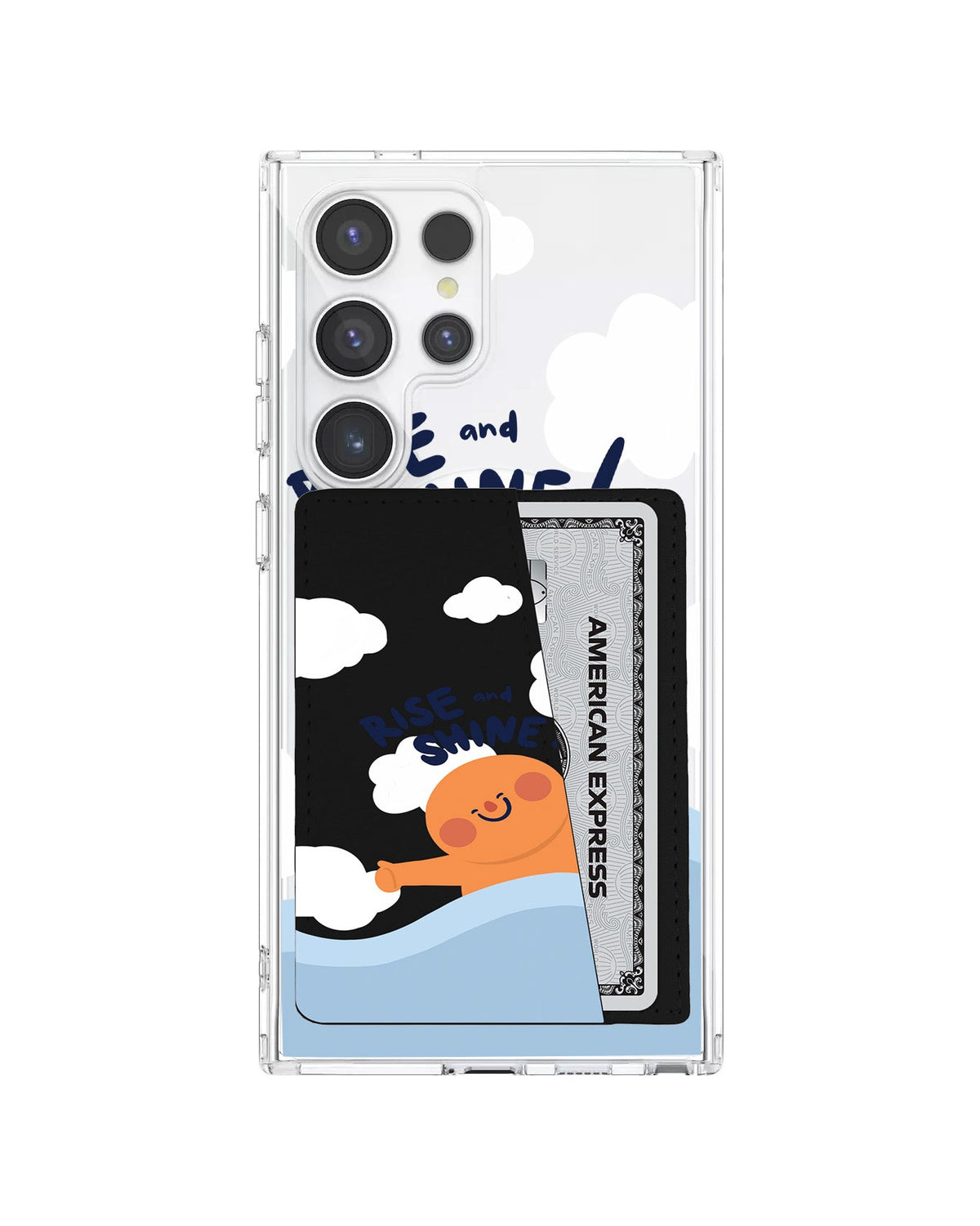 Android Leather Wallet Case - Rise And Shine