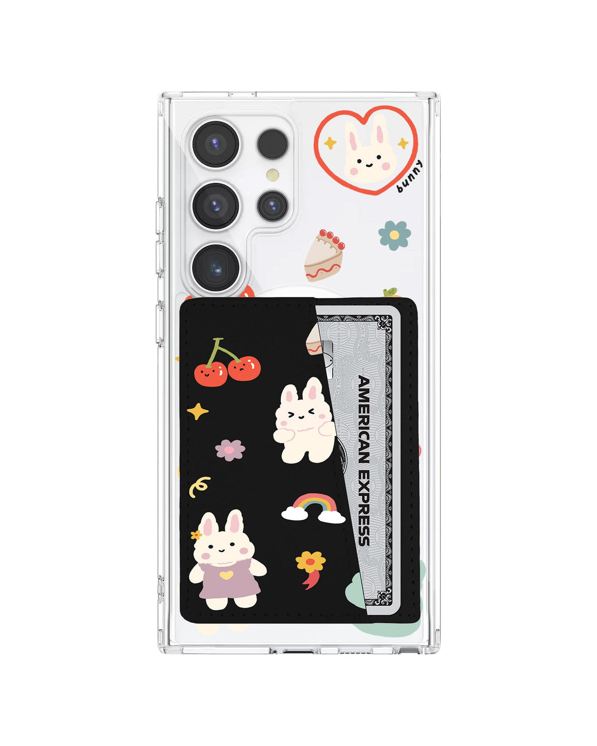 Android Leather Wallet Case - Bunny Life