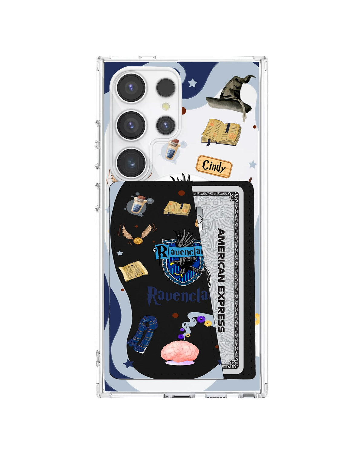 Android Leather Wallet Case - Ravenclaw