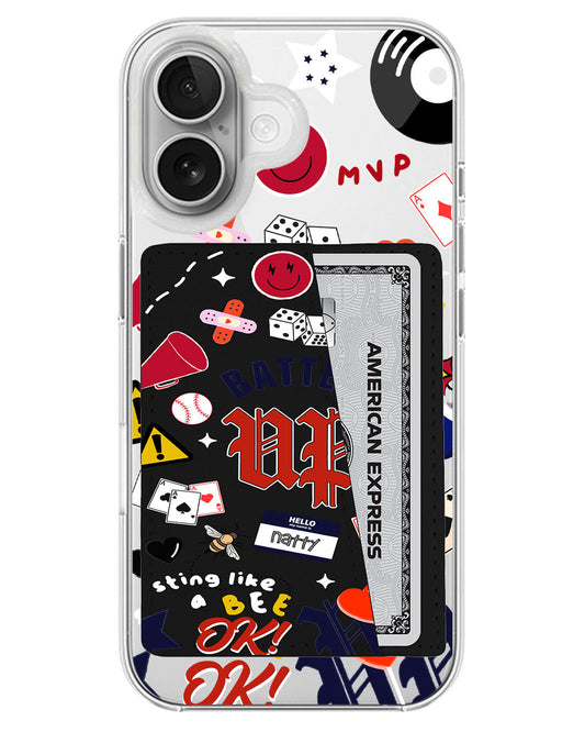 iPhone Leather Wallet Case - Babymon 1