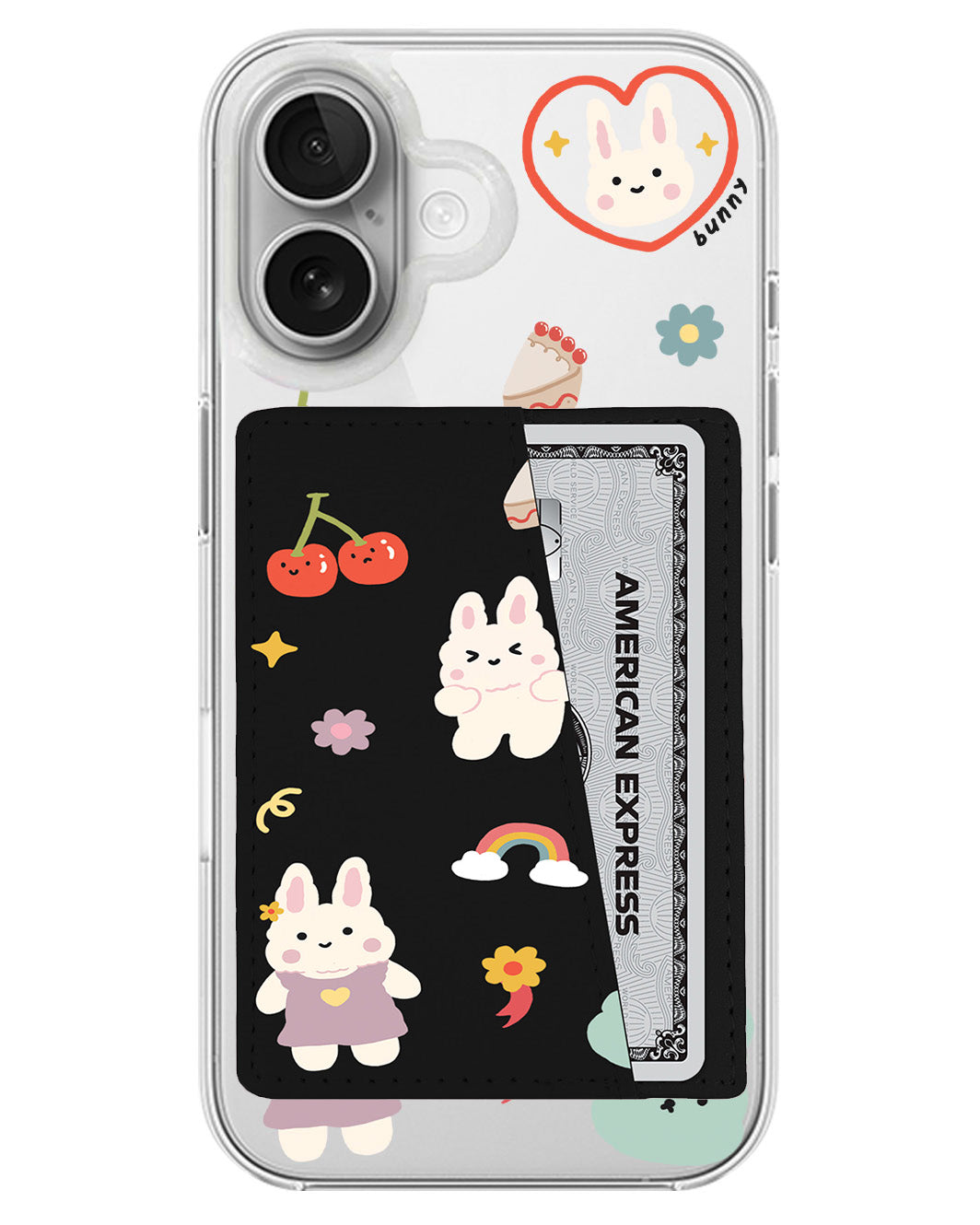 iPhone Leather Wallet Case - Bunny Life
