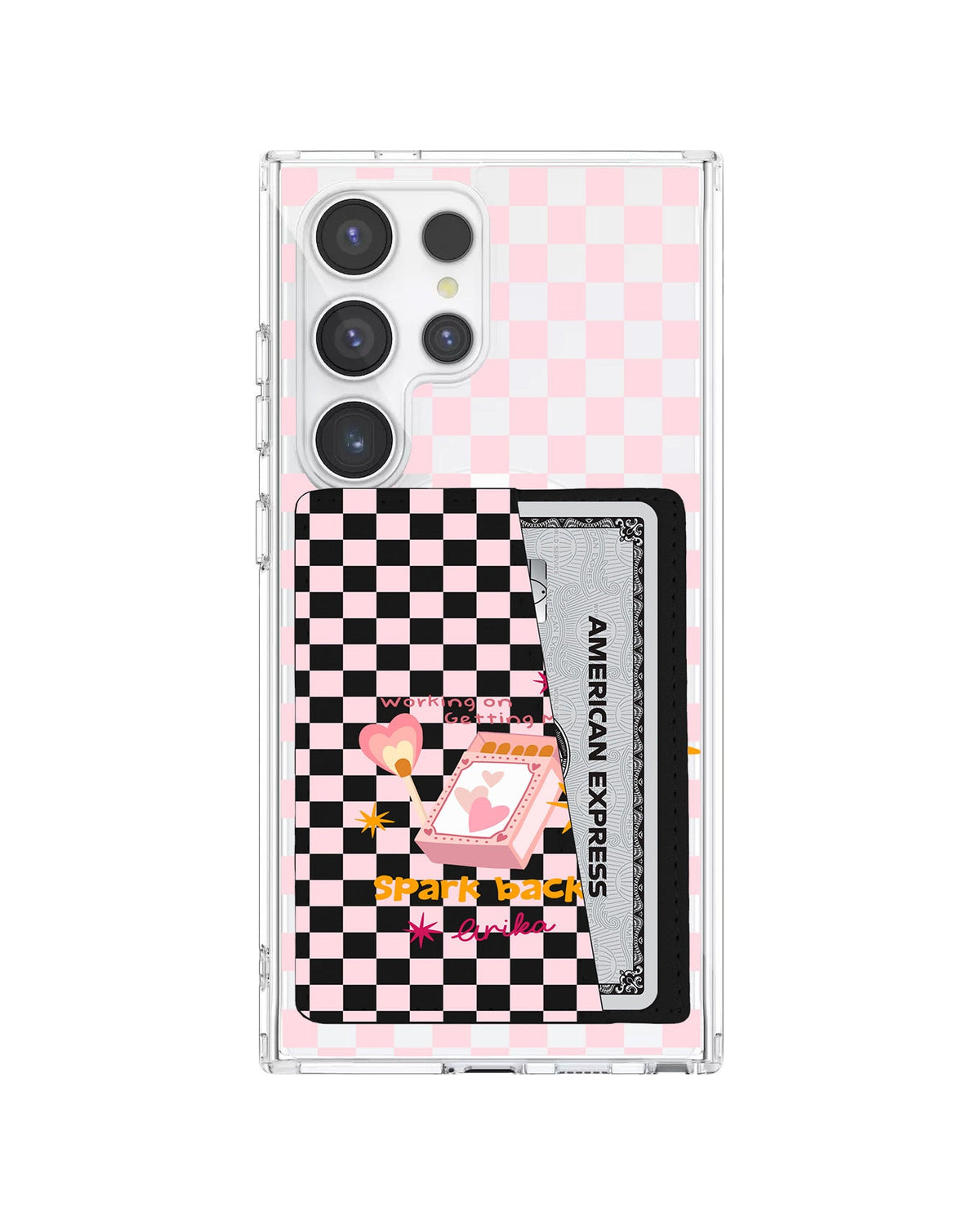 Android Leather Wallet Case - Inner Spark
