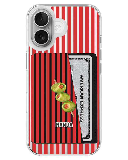 iPhone Leather Wallet Case - Summer Slice