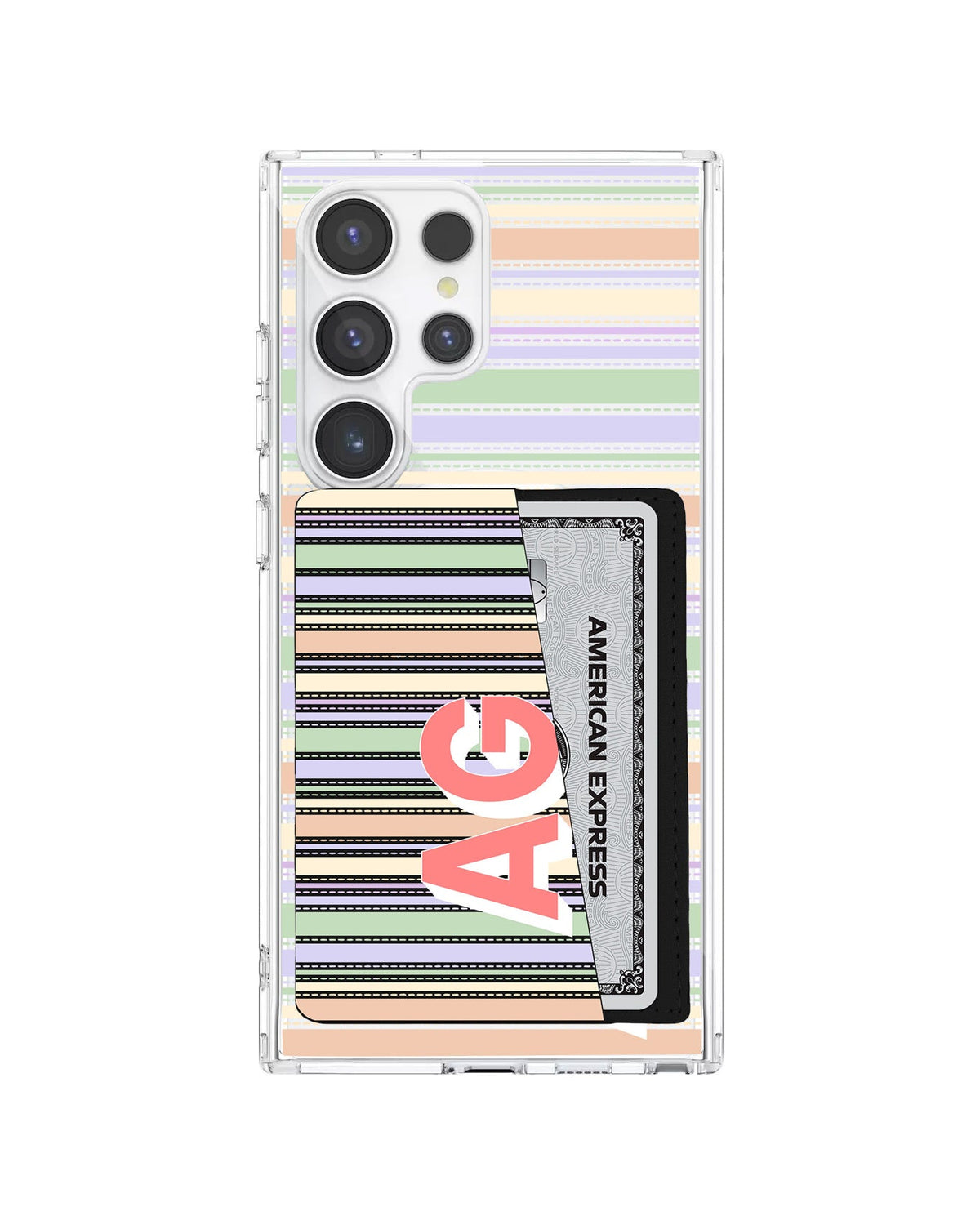 Android Leather Wallet Case - Dreamy Pastels