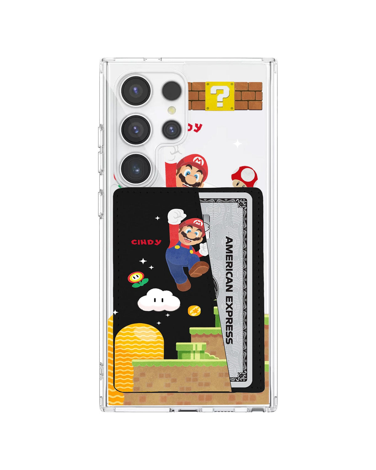 Android Leather Wallet Case - Its Me Mario