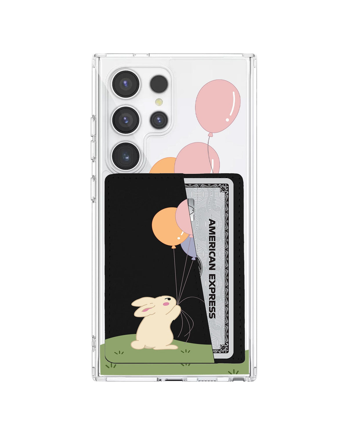 Android Leather Wallet Case - Bunny