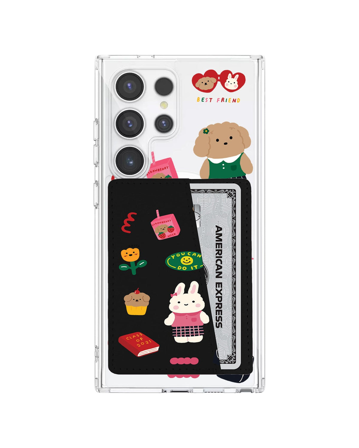 Android Leather Wallet Case - Class Of Bunny