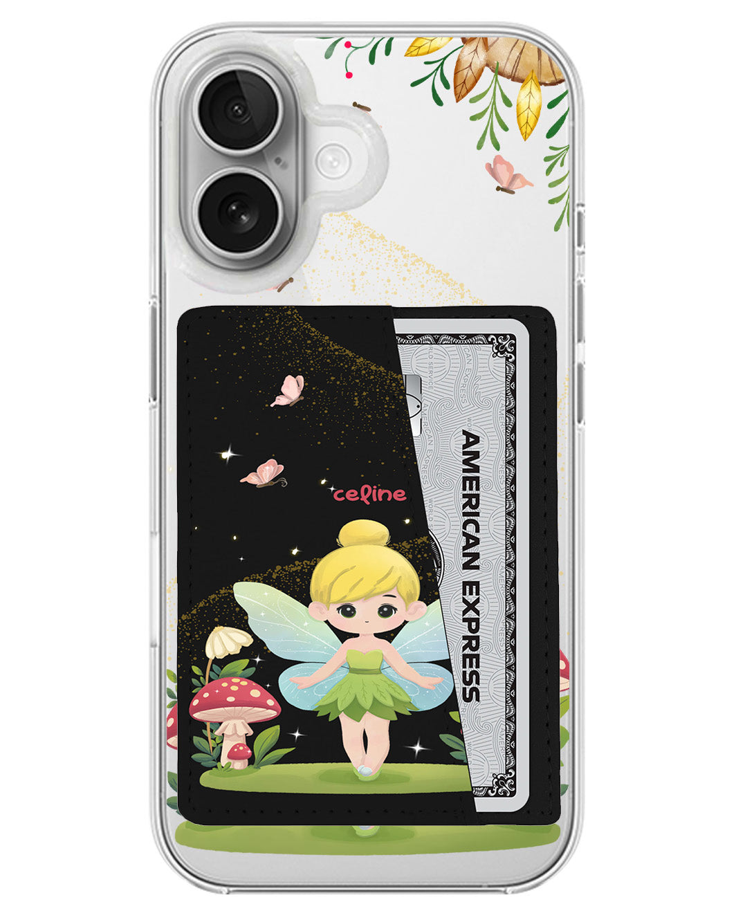 iPhone Leather Wallet Case - Fairy