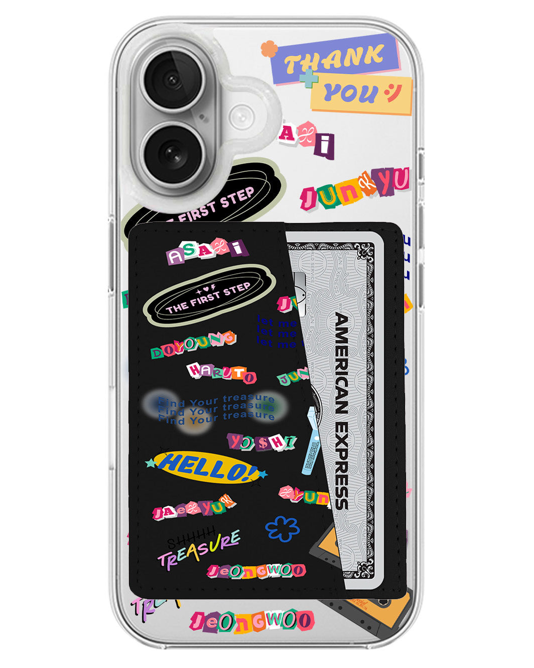 iPhone Leather Wallet Case - Treasure 1
