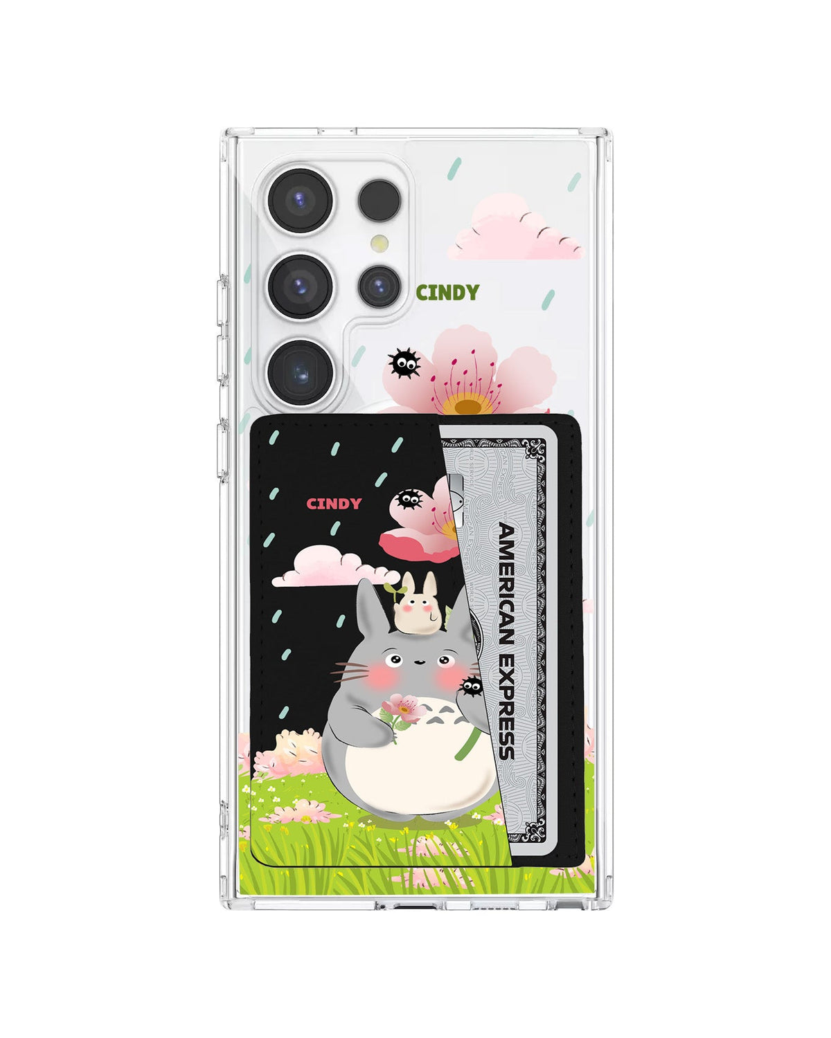 Android Leather Wallet Case - Totoro 2