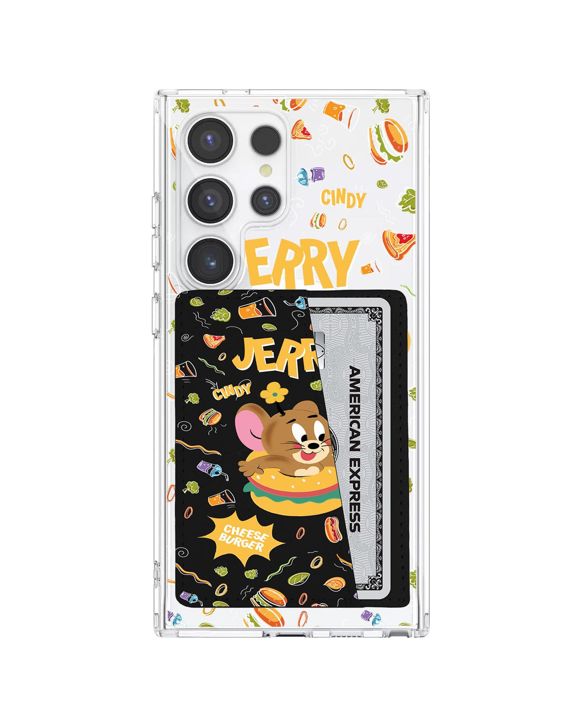 Android Leather Wallet Case - Jerry The Mouse