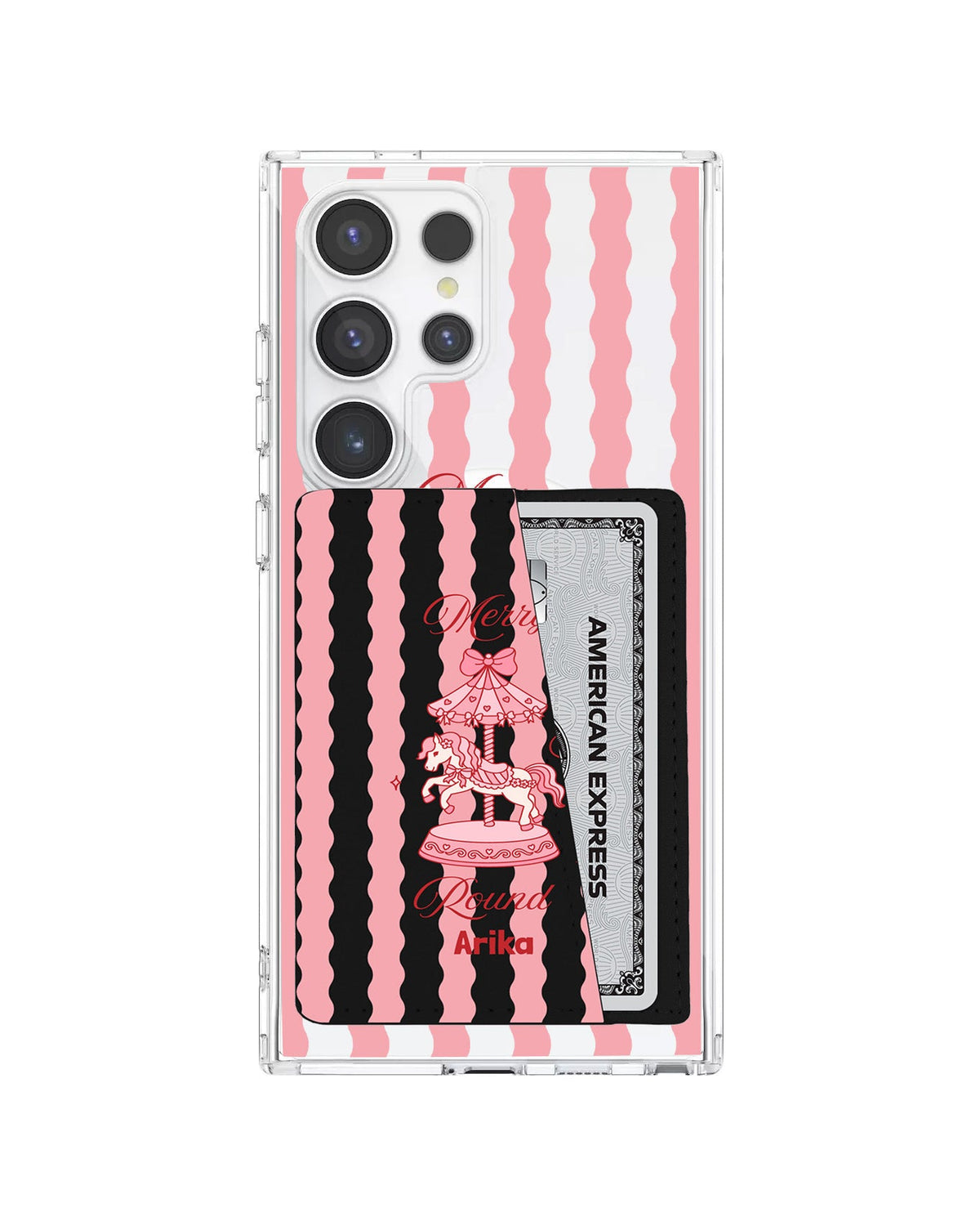 Android Leather Wallet Case - Merry Go Round