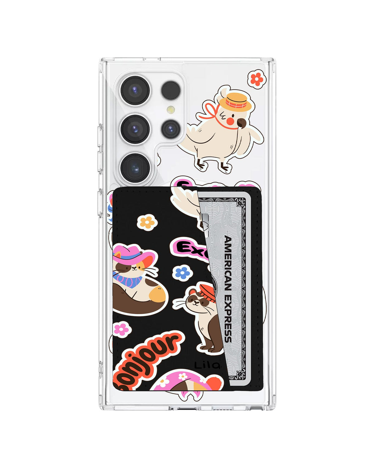 Android Leather Wallet Case - Cattitude On Point