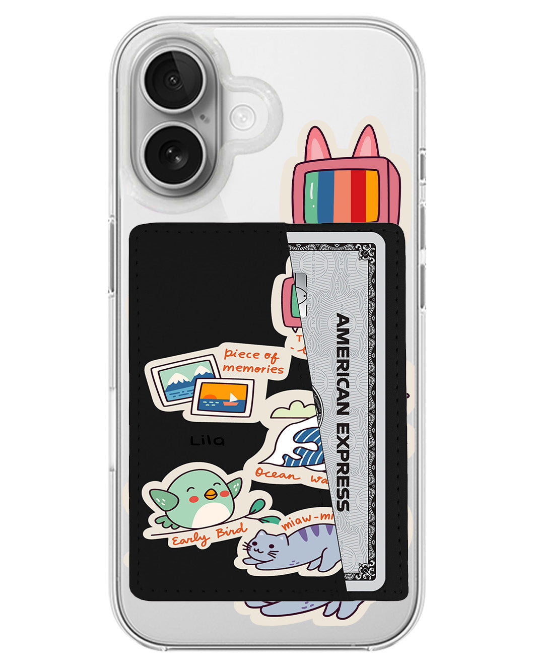 iPhone Leather Wallet Case - Nostalgic Day