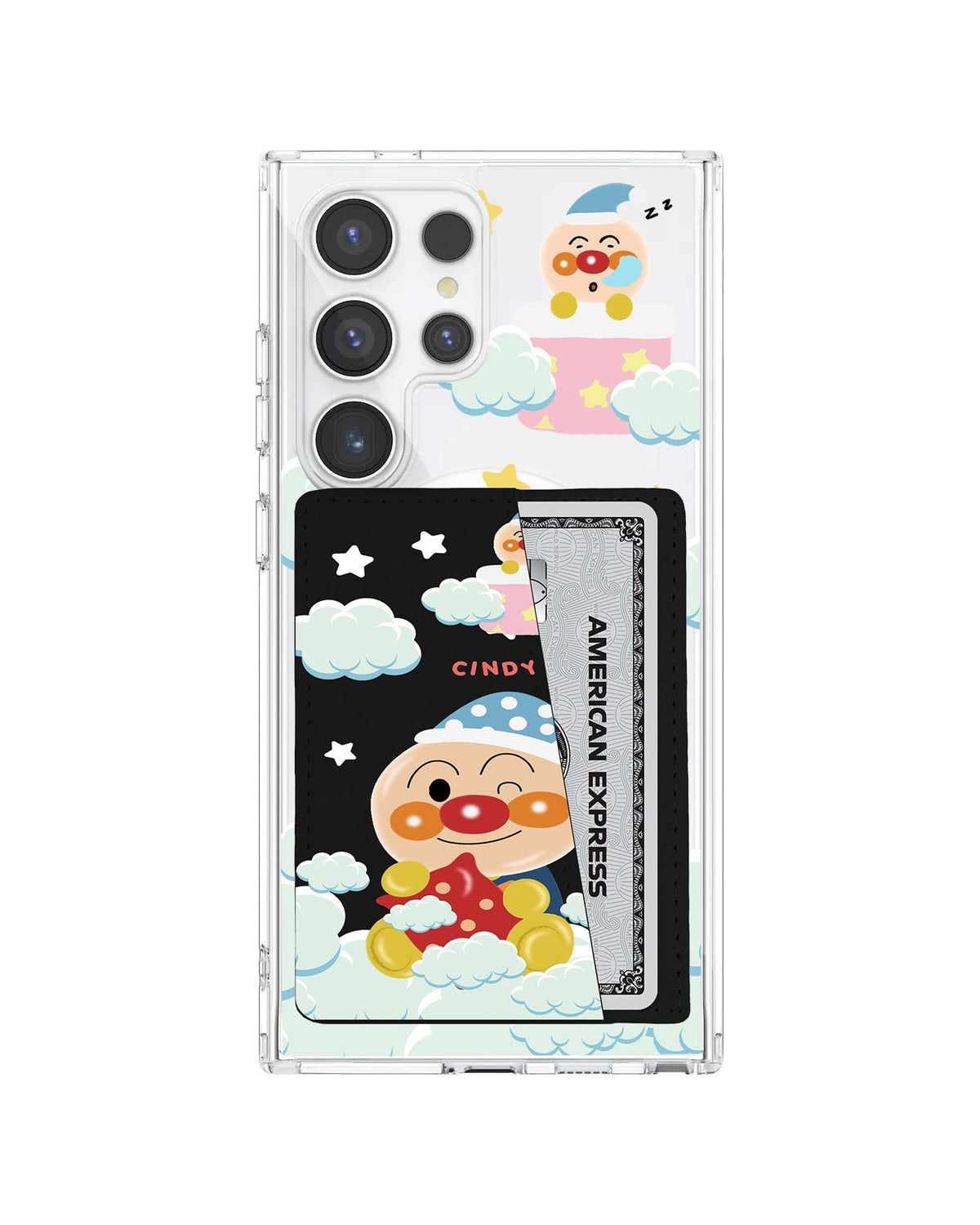 Android Leather Wallet Case - Dreaming Anpanman