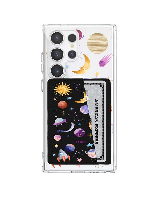 Android Leather Wallet Case - Planetarium