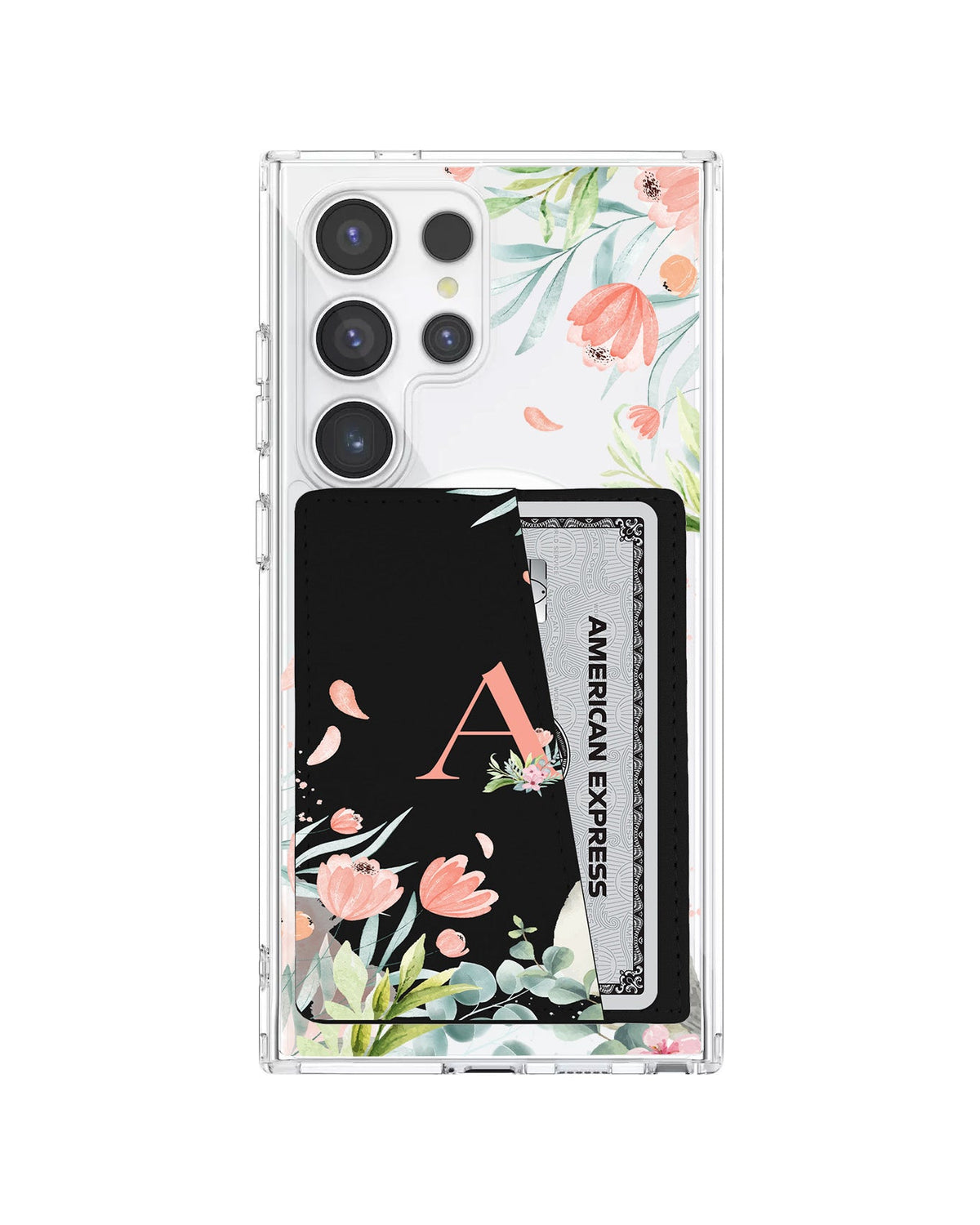 Android Leather Wallet Case - Flower Bloom