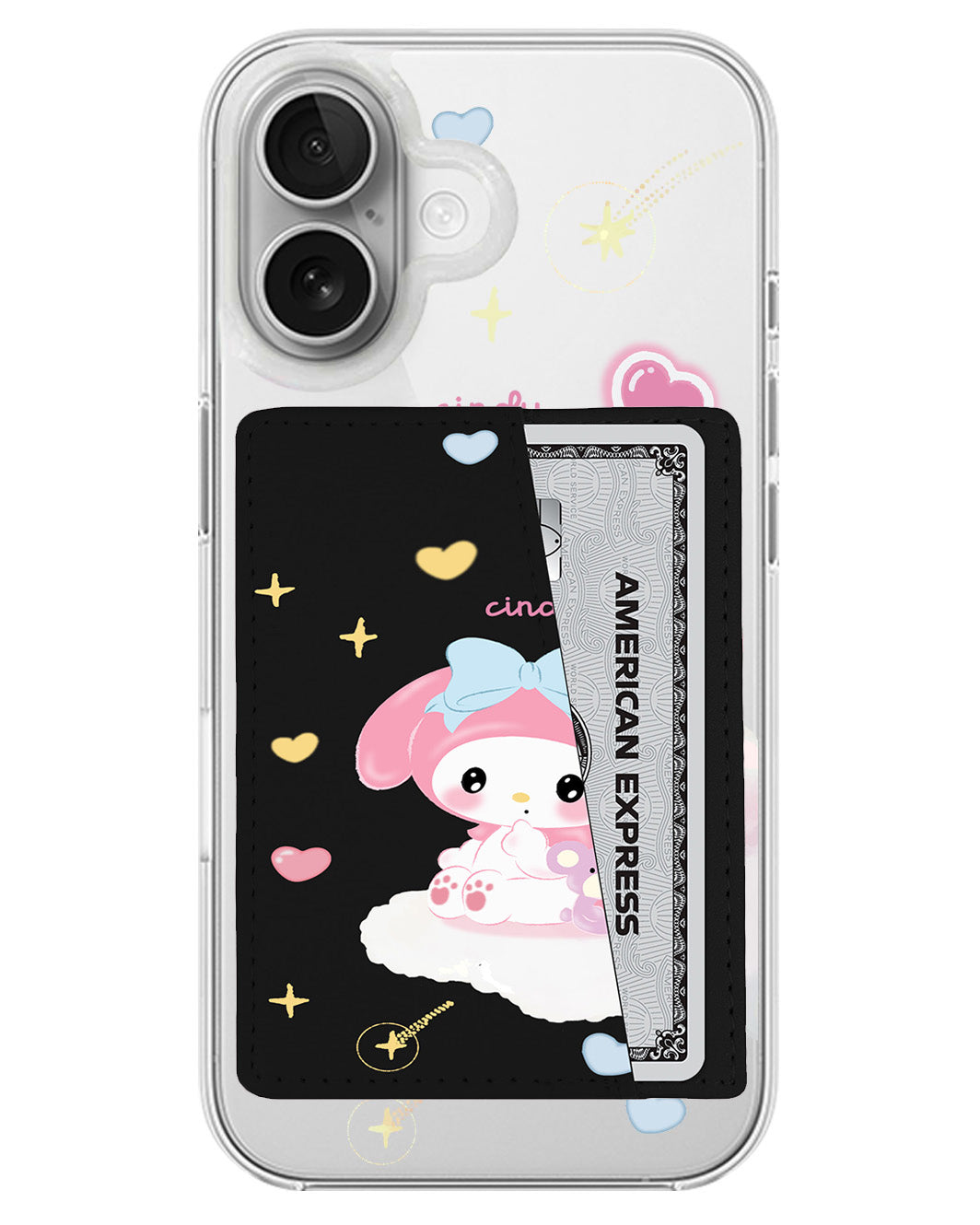 iPhone Leather Wallet Case - Love Melody