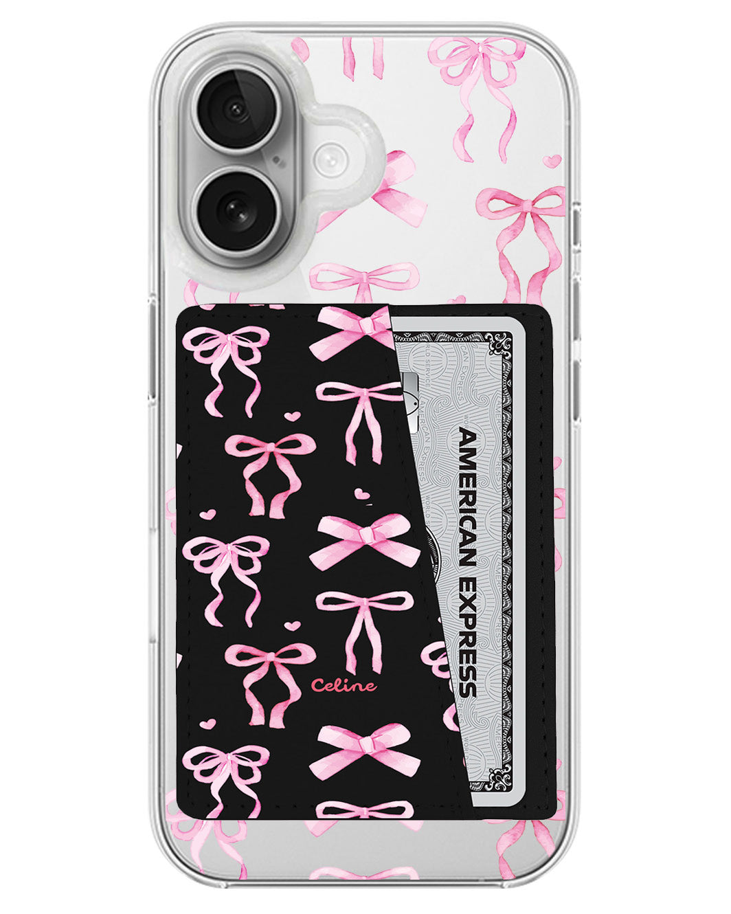 iPhone Leather Wallet Case - Love Coquette