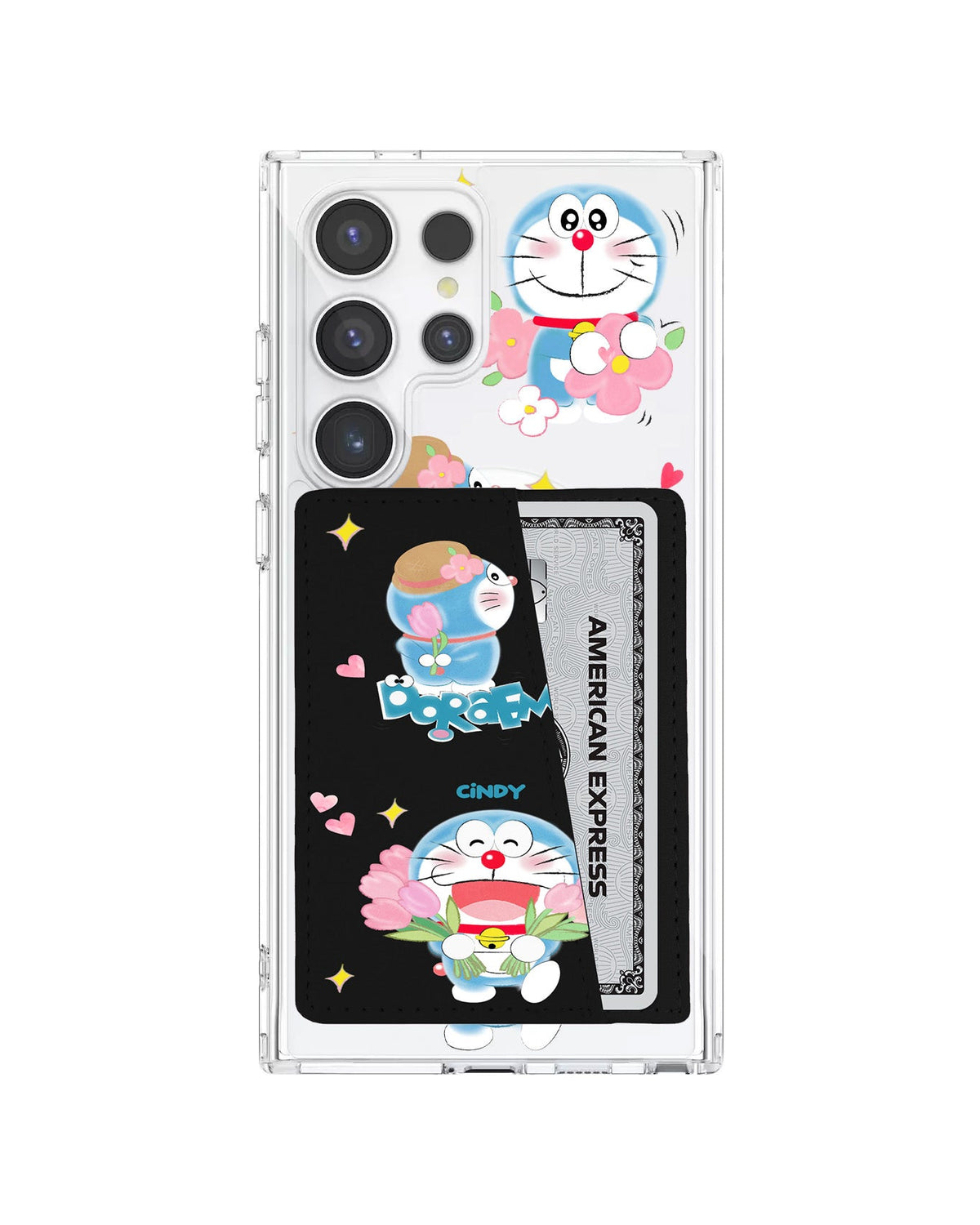 Android Leather Wallet Case - Fall In Love Dora