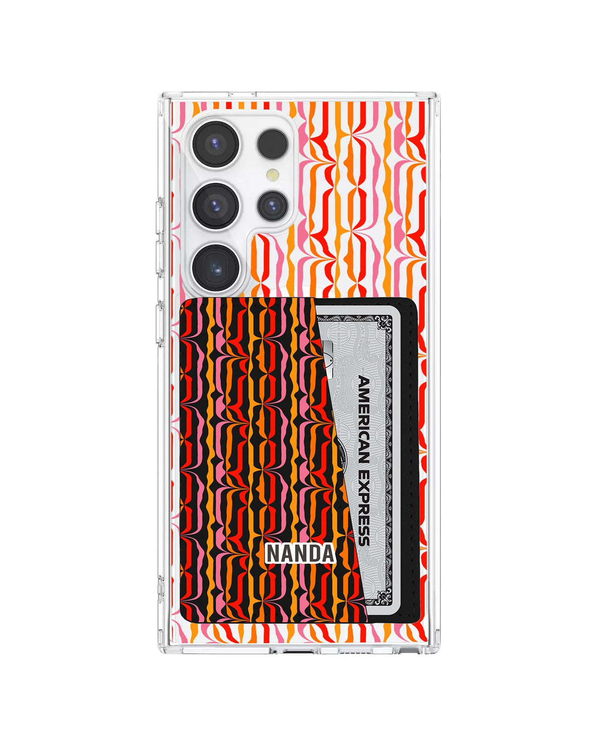 Android Leather Wallet Case - Sunset Groove