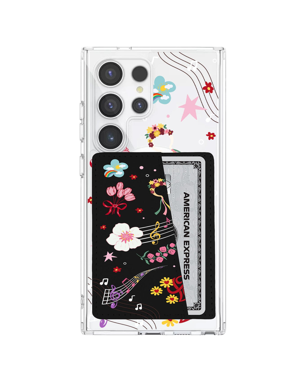 Android Leather Wallet Case - Red Velvet 3